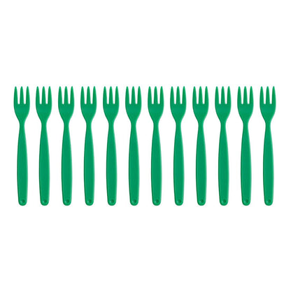 Olympia Kristallon PC Fork Green - 170mm 6 7/10" (12 Pack) • PAS-DL120