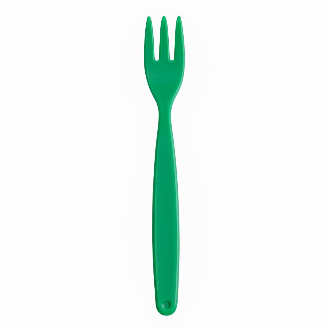 Olympia Kristallon PC Fork Green - 170mm 6 7/10" (12 Pack) • PAS-DL120