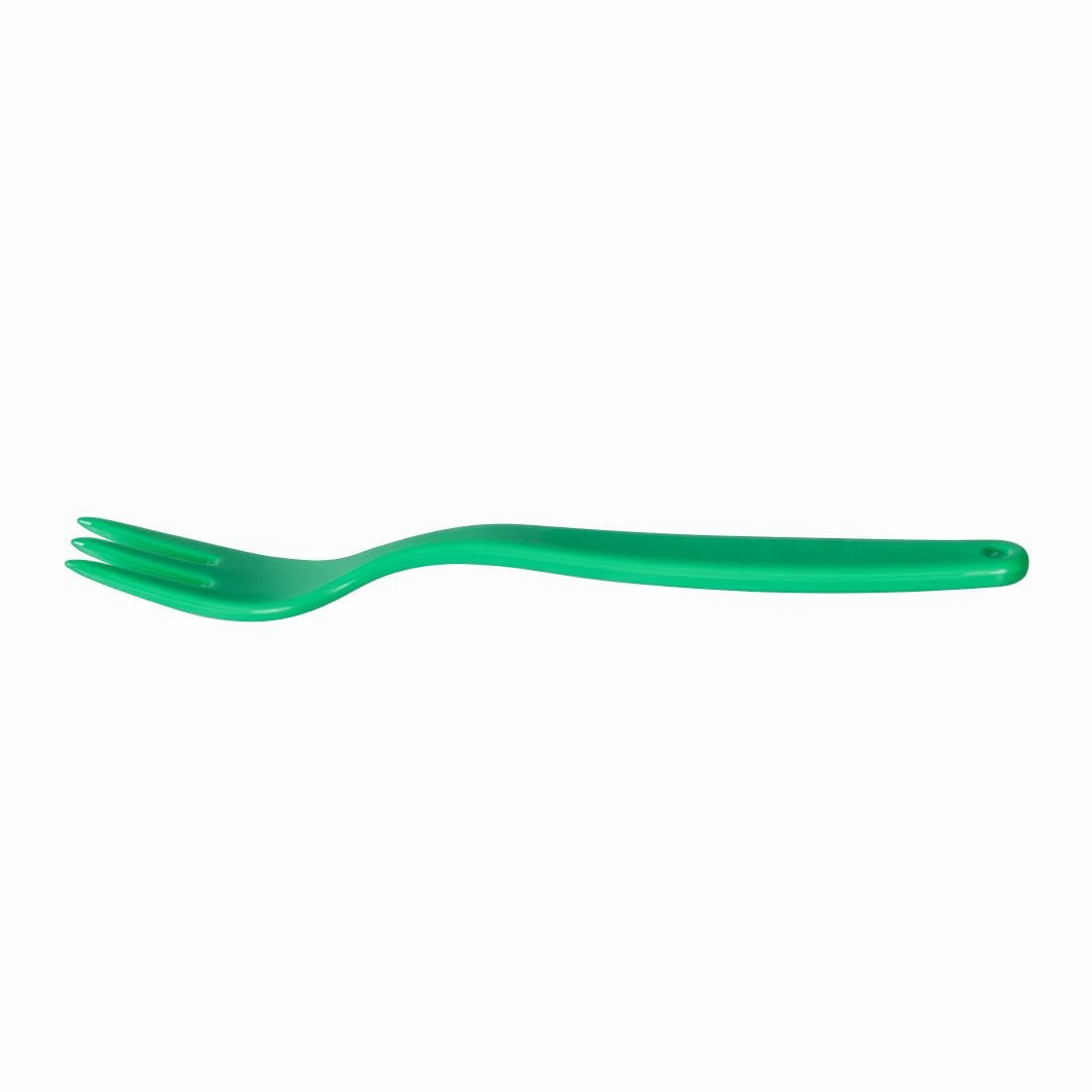 Olympia Kristallon PC Fork Green - 170mm 6 7/10" (12 Pack) • PAS-DL120