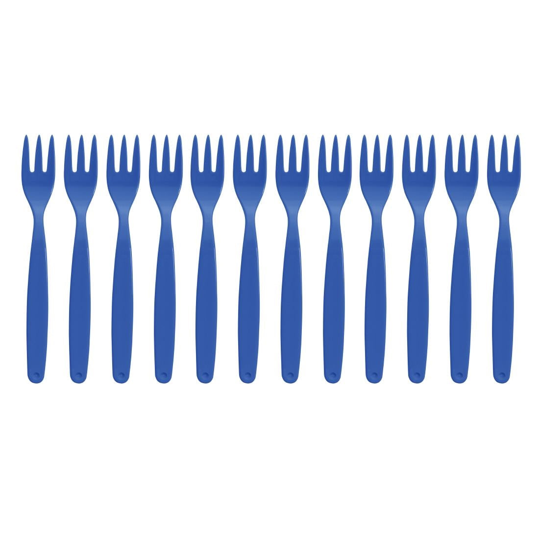 Olympia Kristallon PC Fork Blue - 170mm 6 7/10" (12 Pack) • PAS-DL121