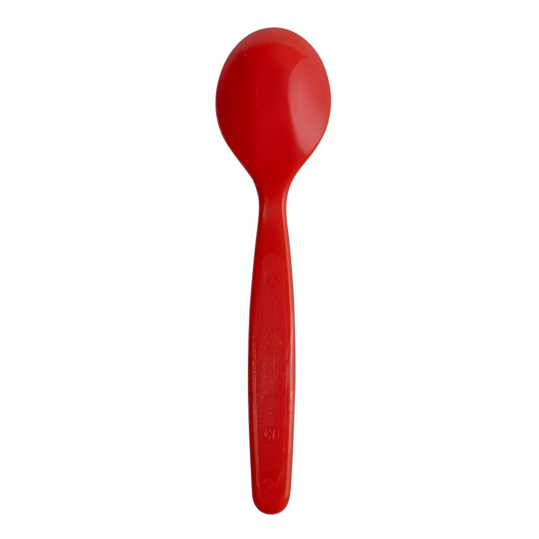 Olympia Kristallon Polypropylene Spoons Red (12 Pack) (Pack of 12) • PAS-DL122