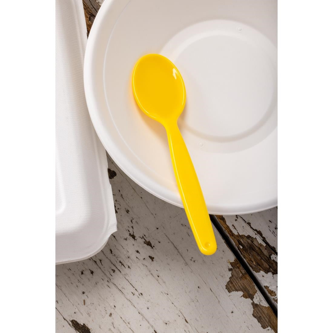 Olympia Kristallon PC Spoon Yellow - 170mm 6 7/10" (12 Pack) • PAS-DL123