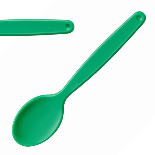 Olympia Kristallon PC Spoon Green - 170mm 6 7/10" (12 Pack) • PAS-DL124