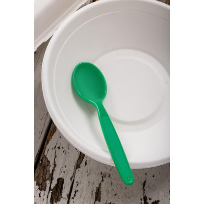 Olympia Kristallon PC Spoon Green - 170mm 6 7/10" (12 Pack) • PAS-DL124