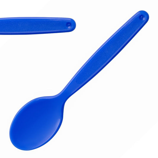 Olympia Kristallon PC Spoon Blue - 170mm 6 7/10" (12 Pack) • PAS-DL125
