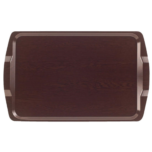 Cambro Venge Laminate Room Service Tray With Handles 640mm (Size: 640(W)x400(D)mm) • PAS-DL157