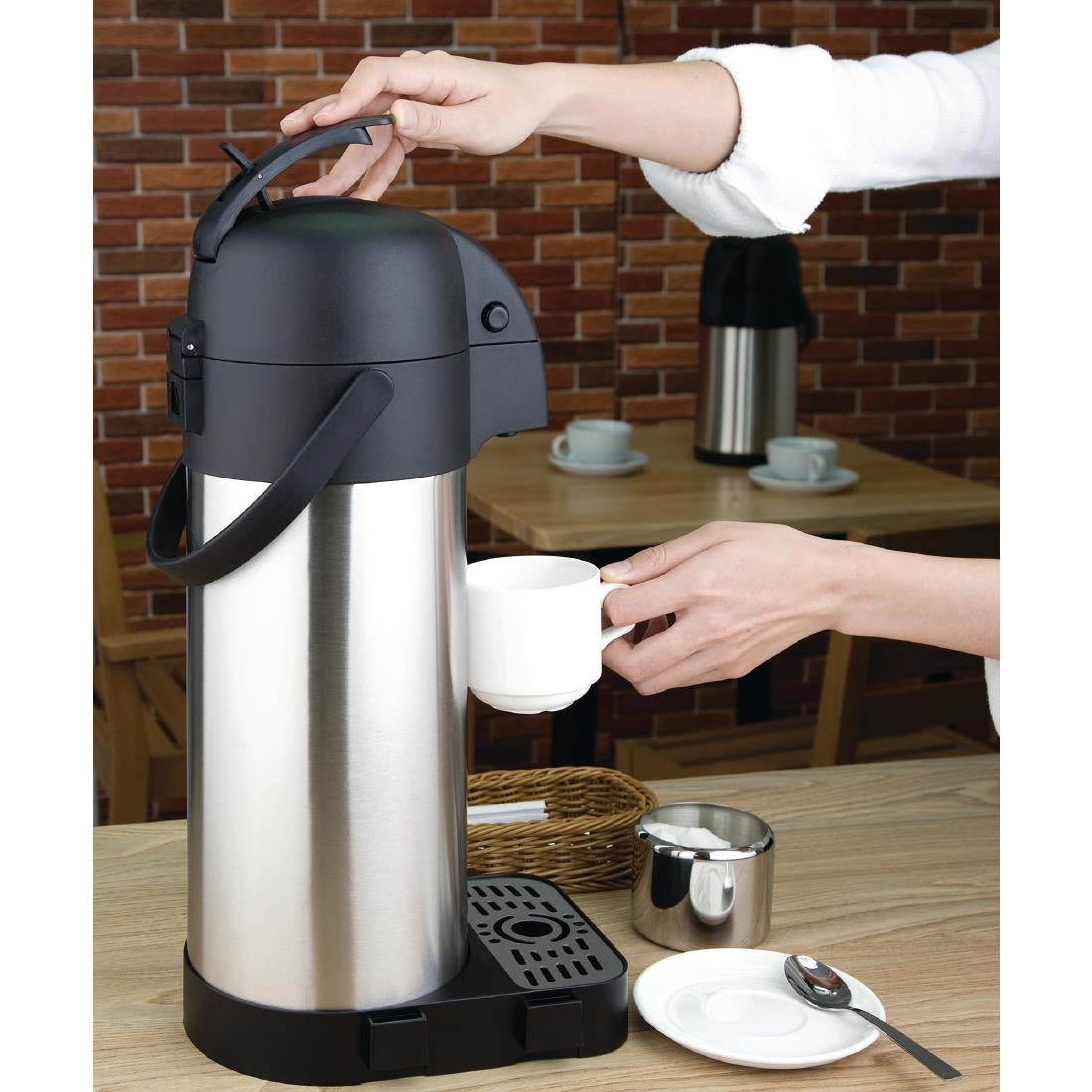 Olympia Lever Action Airpot 4Ltr • PAS-DL166