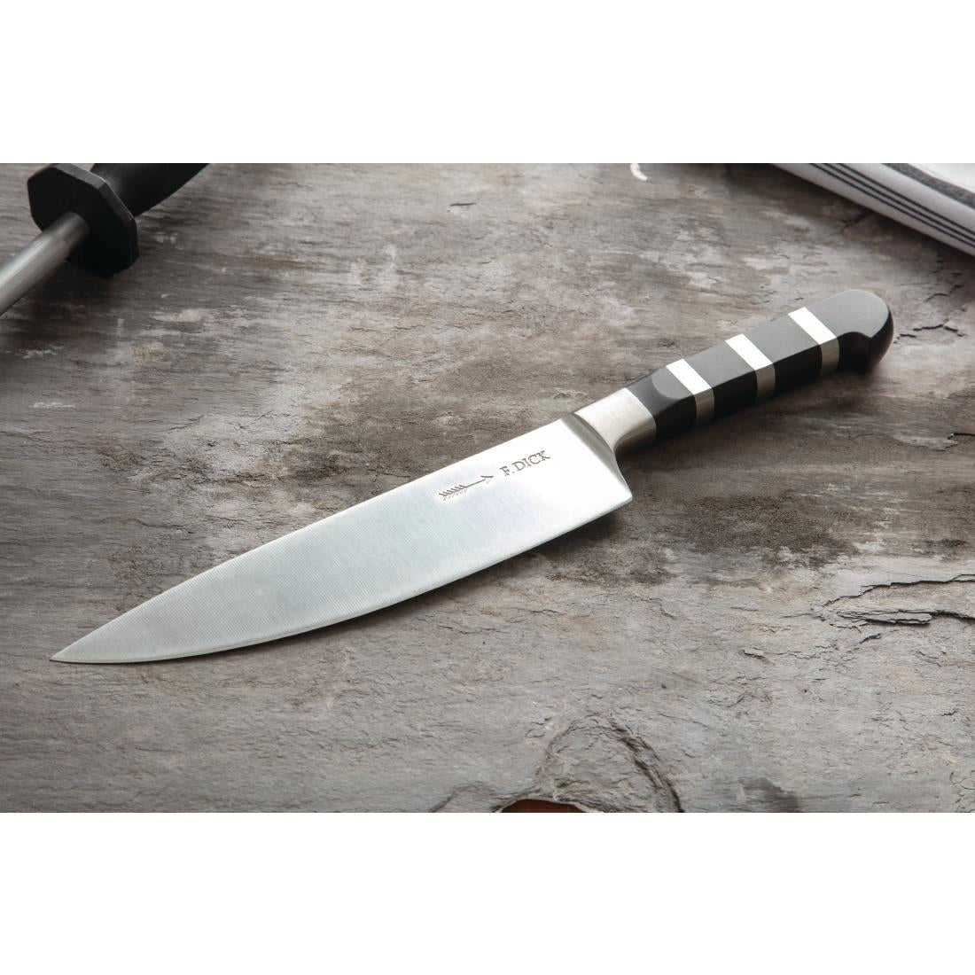 Dick 1905 Chefs Knife Black 215mm • PAS-DL319