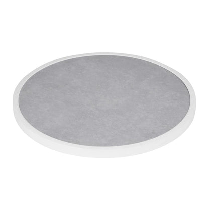 Bolero Fibre Glass Round Table Top Grey Stone Effect 580mm • PAS-DL485