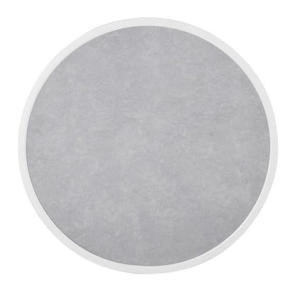 Bolero Fibre Glass Round Table Top Grey Stone Effect 580mm • PAS-DL485