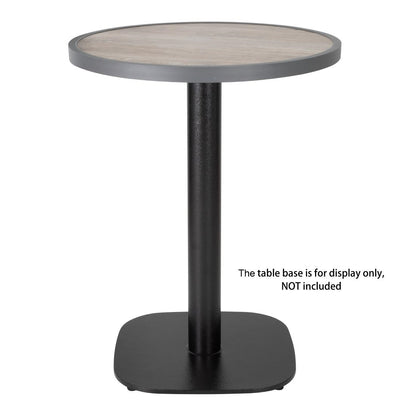 Bolero Fibre Glass Round Table Top Wood Effect 580mm • PAS-DL486