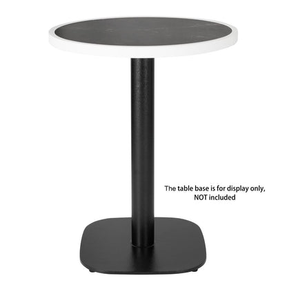 Bolero Fibre Glass Round Table Top Dark Granite Effect 580mm • PAS-DL487