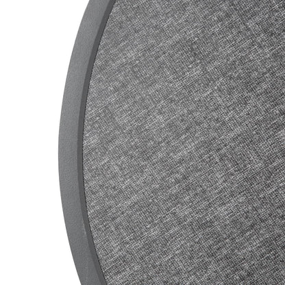 Bolero Fibre Glass Round Table Top Brushed Black 580mm • PAS-DL489
