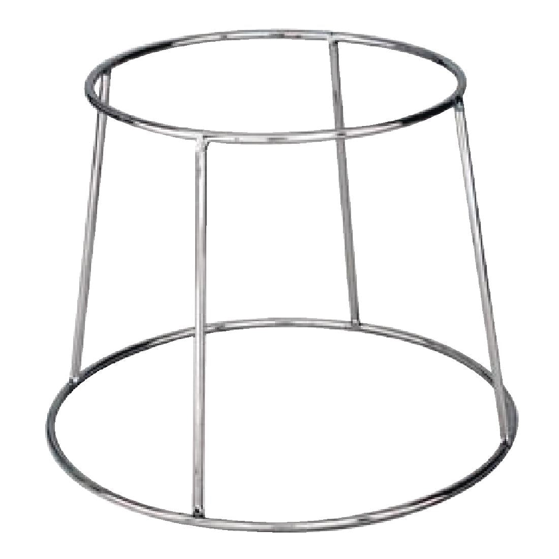 Platter Stand Stainless Steel   Heavy Duty Chrome Plated - 190x250x190mm • PAS-DL523