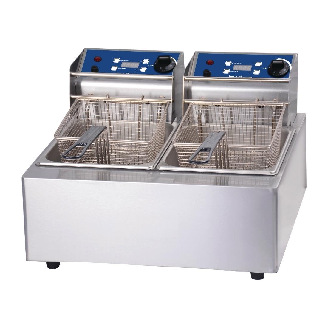 Birko Double Benchtop Fryer - 2x5Ltr 10Amp • PAS-DL577