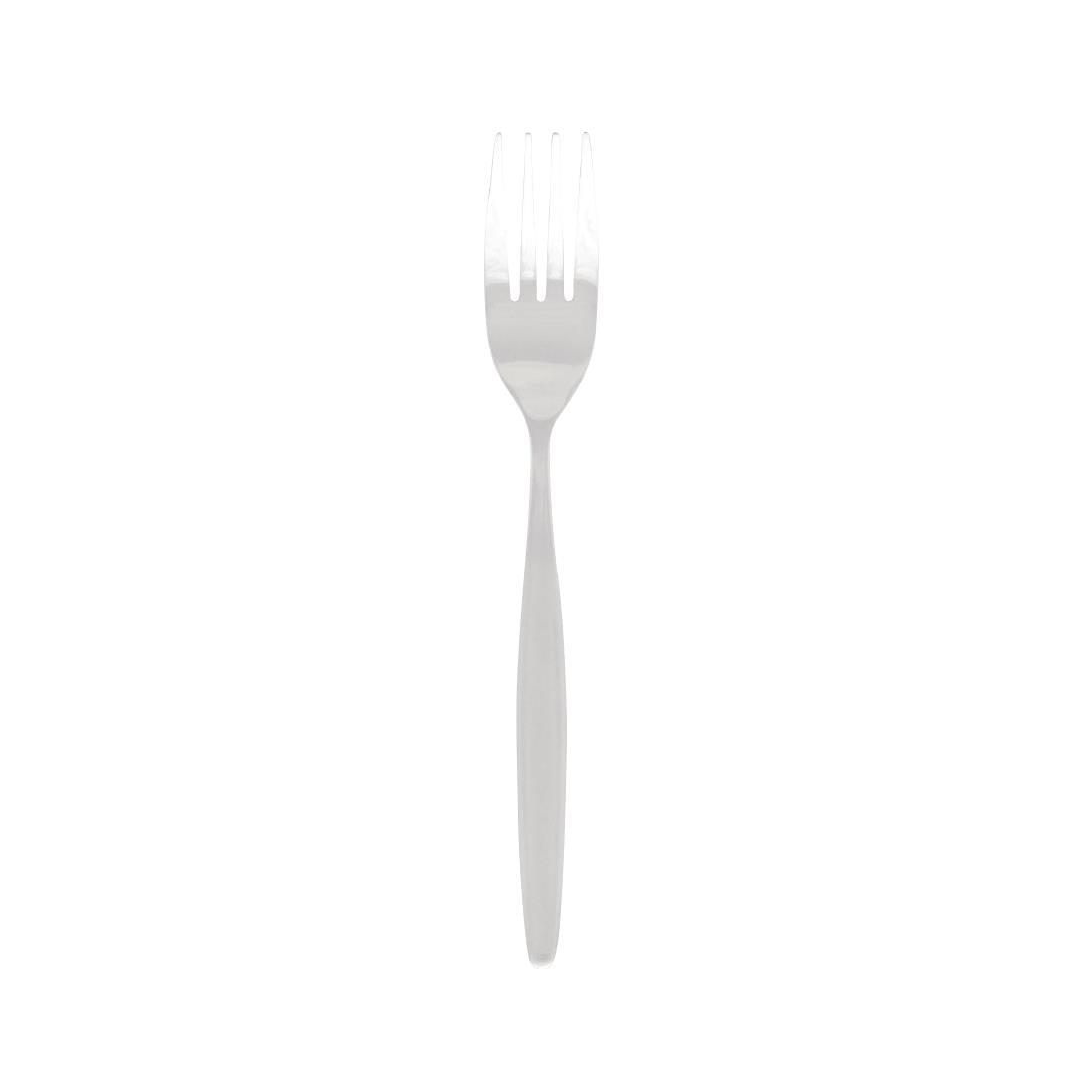Tablekraft Atlantis Dessert Fork Stainless Steel 18/0 (12 Pack) (18/0 Stainless Steel. Pack quantity: 12) • PAS-DL596