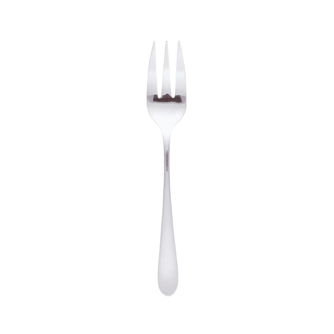 Tablekraft Luxor Serving Fork Stainless Steel 18/0 (12 Pack) (18/0 Stainless Steel | Sold Singly| Pack of 12) • PAS-DL620