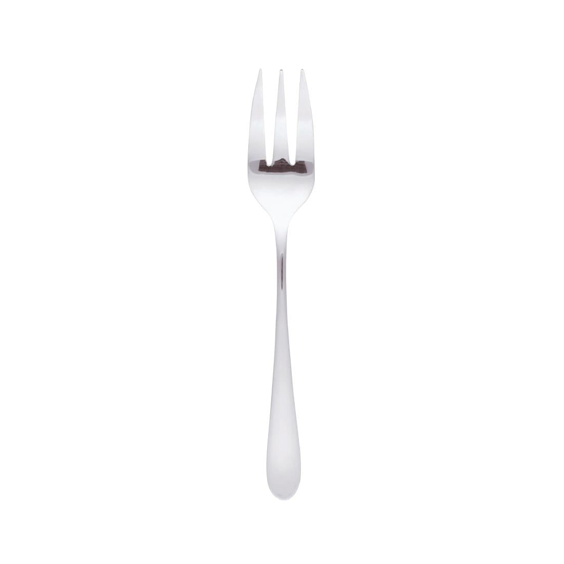 Tablekraft Luxor Serving Fork Stainless Steel 18/0 (12 Pack) (18/0 Stainless Steel | Sold Singly| Pack of 12) • PAS-DL620