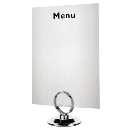 Ring Card Menu Holder - 45mm • PAS-DL671