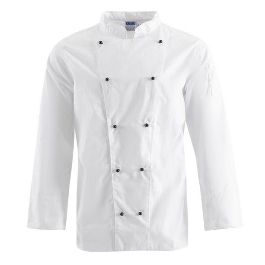 Whites Chicago Unisex Chef Jacket Long Sleeve White XS • PAS-DL710-XS