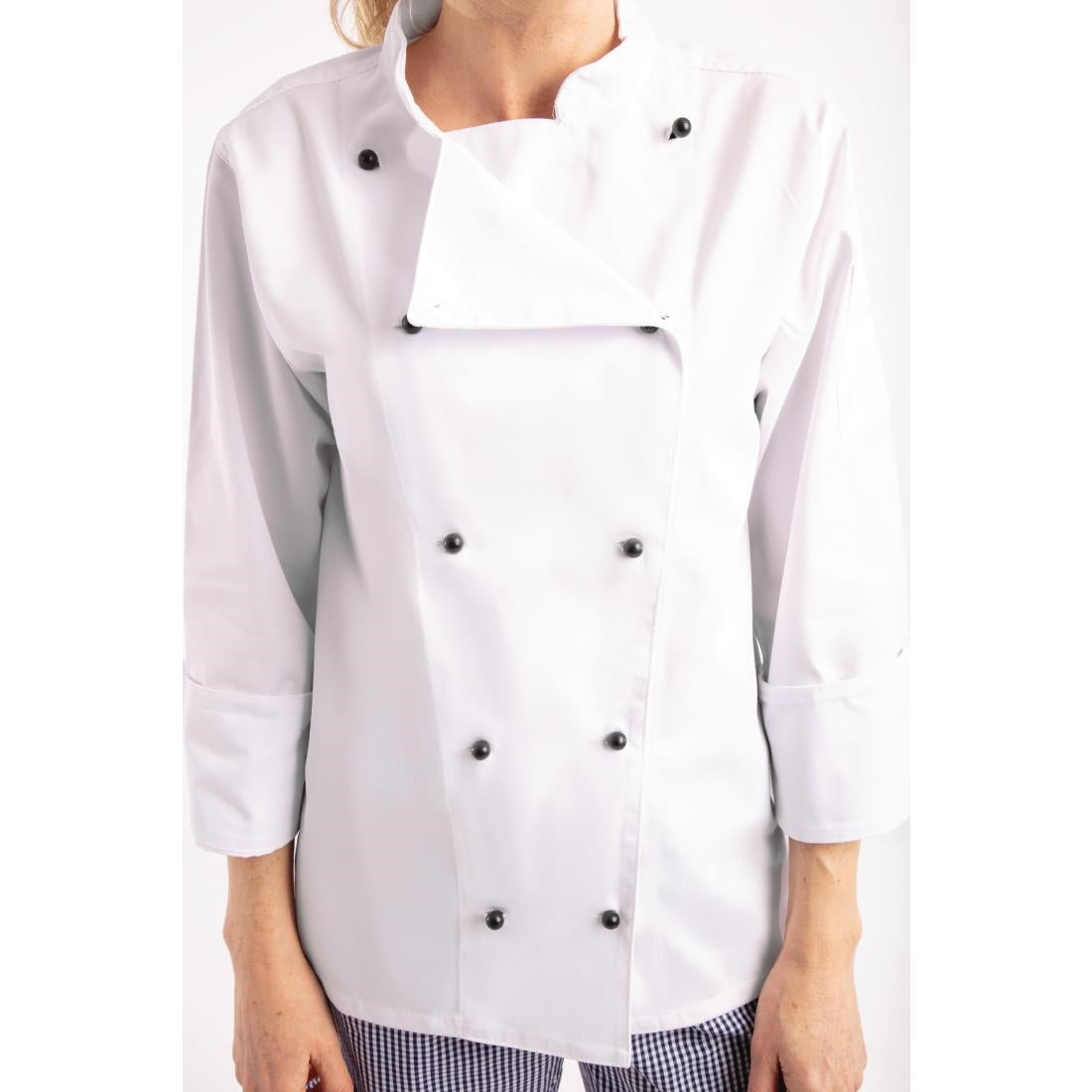 Whites Chicago Unisex Chef Jacket Long Sleeve White XS • PAS-DL710-XS