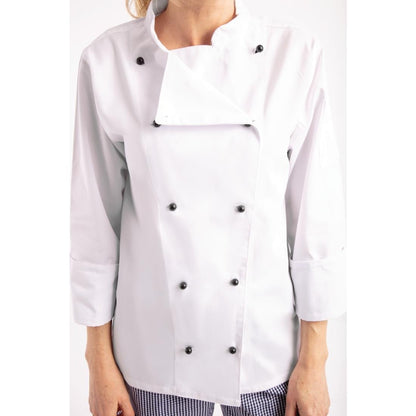 Whites Chicago Unisex Chef Jacket Long Sleeve White L • PAS-DL710-L