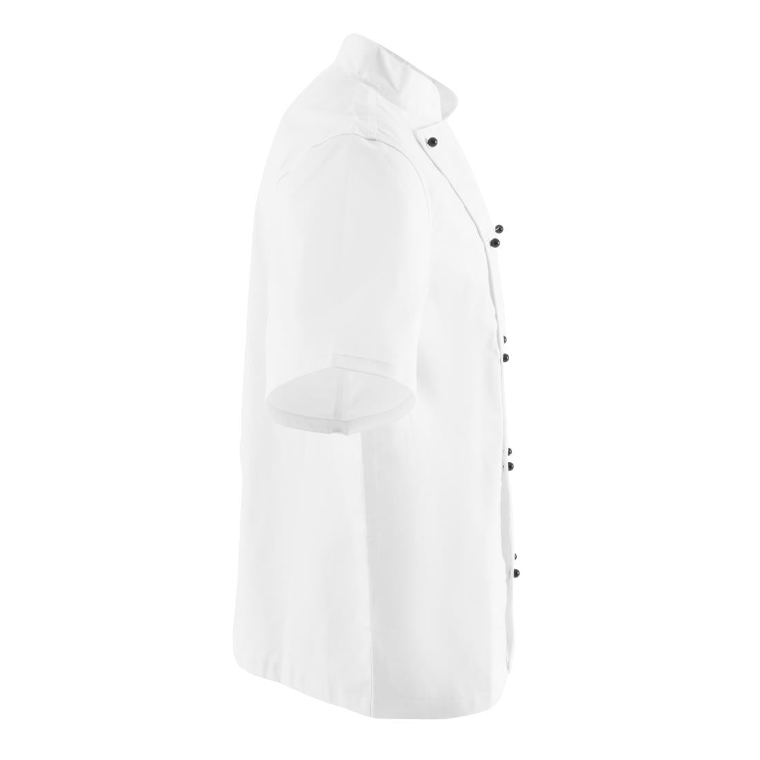 Whites Chicago Unisex Chefs Jacket Short Sleeve White XS • PAS-DL711-XS