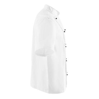 Whites Chicago Unisex Chefs Jacket Short Sleeve White XS • PAS-DL711-XS