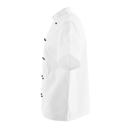 Whites Chicago Unisex Chefs Jacket Short Sleeve White XS • PAS-DL711-XS