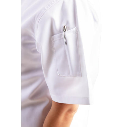 Whites Chicago Unisex Chefs Jacket Short Sleeve White XS • PAS-DL711-XS