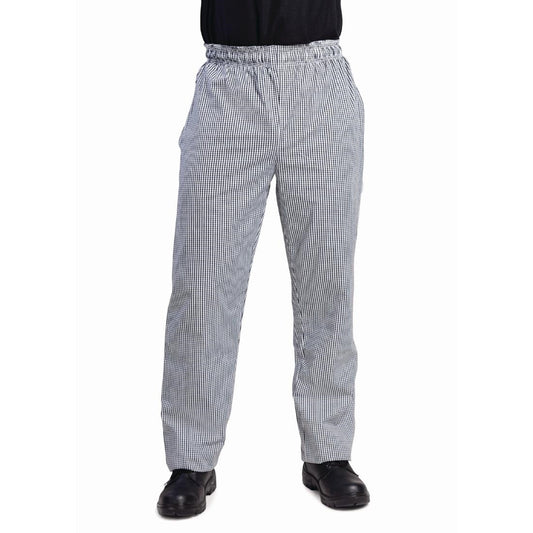 Whites Vegas Small Black & White Check Chef Pants XL • PAS-DL712-XL