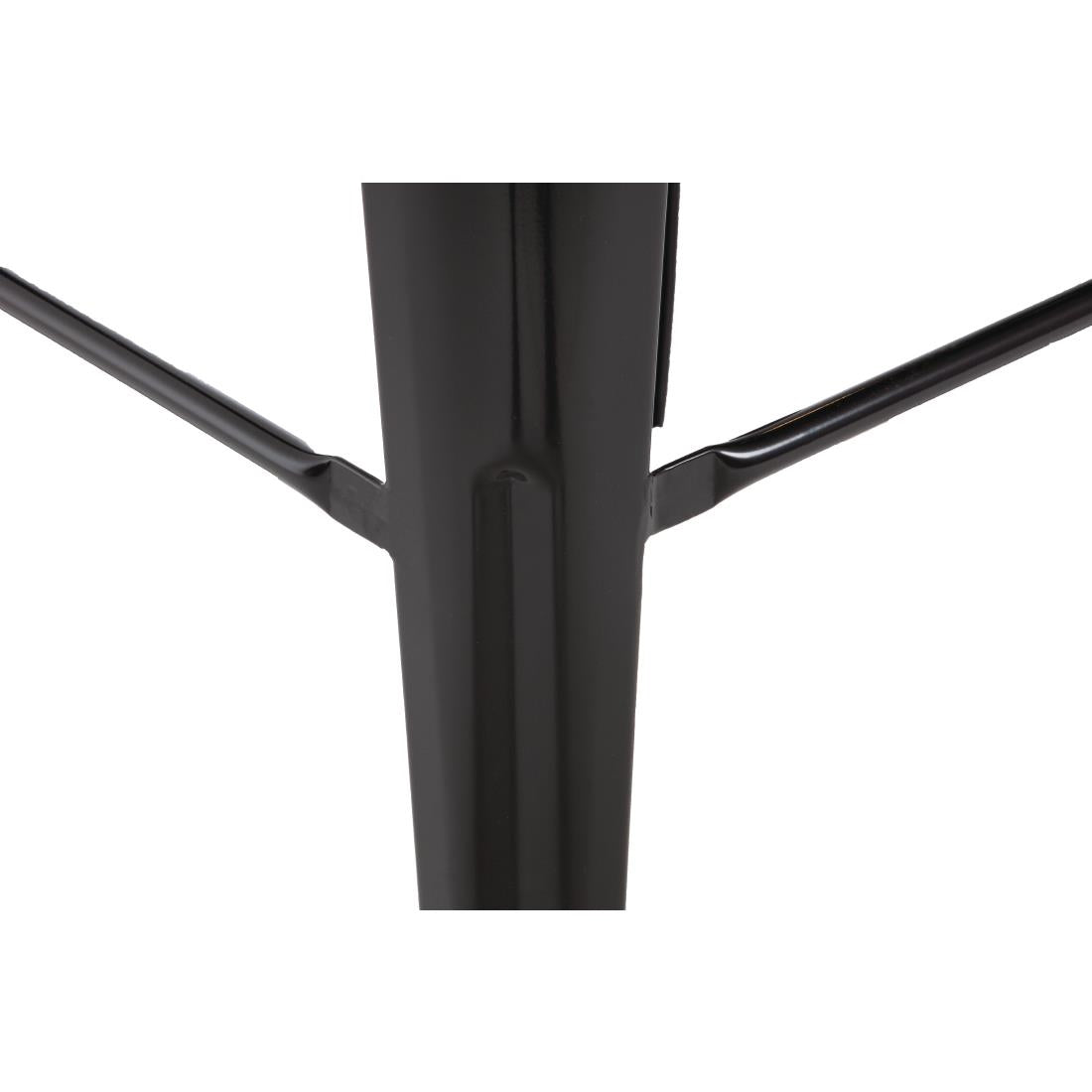 Bolero High Metal Bar Stools Black (4 Pack) (Pack of 4) • PAS-DL881