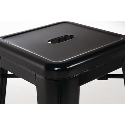 Bolero High Metal Bar Stools Black (4 Pack) • PAS-DL881