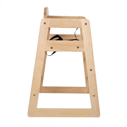 Bolero Wooden High Chair Natural Finish • PAS-DL900