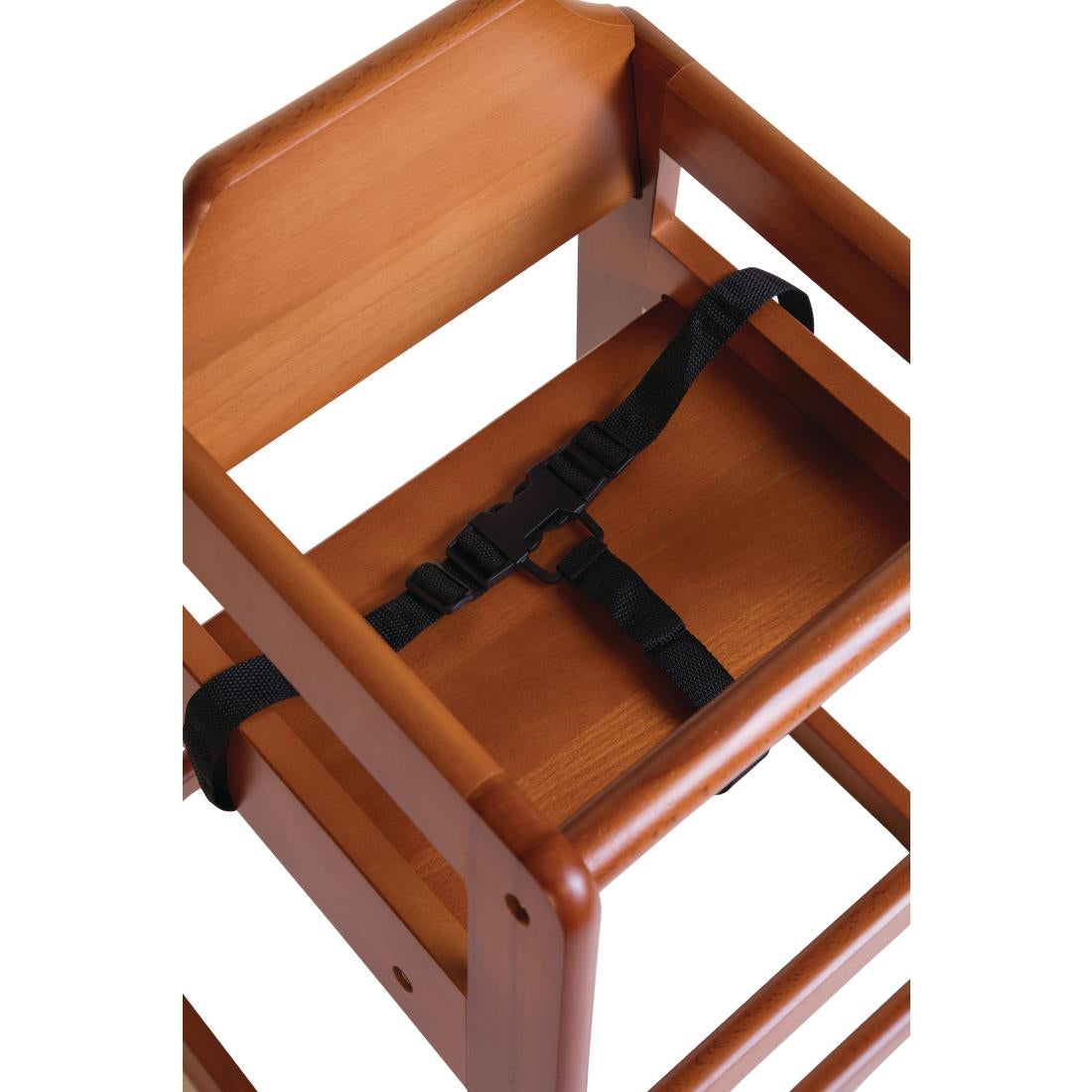 Bolero Wooden High Chair Dark Wood Finish • PAS-DL901