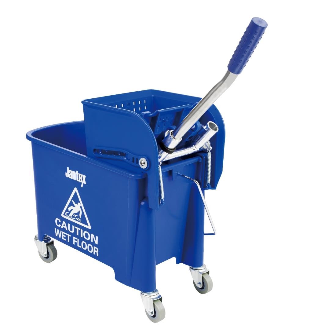 Jantex Mop Bucket & Side Wringer Blue 15ltr • PAS-DL913