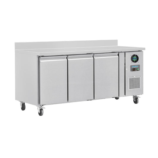 Polar U-Series Triple Door Counter Freezer with Upstand 417Ltr • PAS-DL917-A