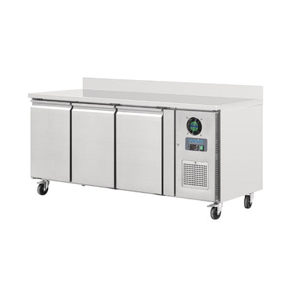 Polar U-Series Triple Door Counter Freezer with Upstand 417Ltr • PAS-DL917-A
