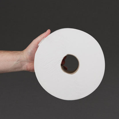 Jantex Jumbo Roll Refill 2ply 300m (6 Pack) (Approx. 833 Sheets per Roll. Pack Quantity: 6) • PAS-DL919