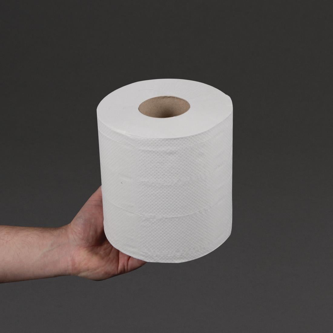 Jantex Centrefeed White Roll Paper Towels (6 Pack) • PAS-DL920