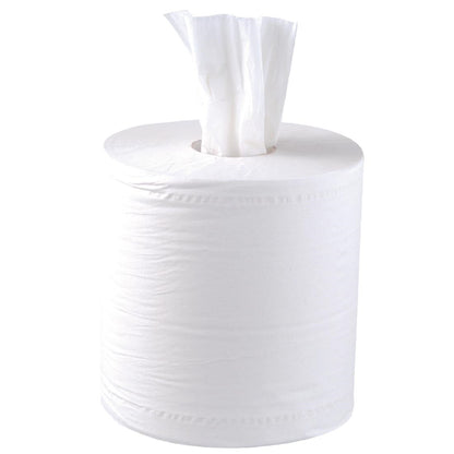 Jantex Centrefeed White Roll Paper Towels (6 Pack) • PAS-DL920