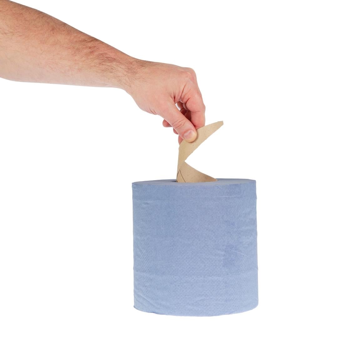 Jantex Centrefeed Blue Roll Paper Towels (6 Pack) • PAS-DL921