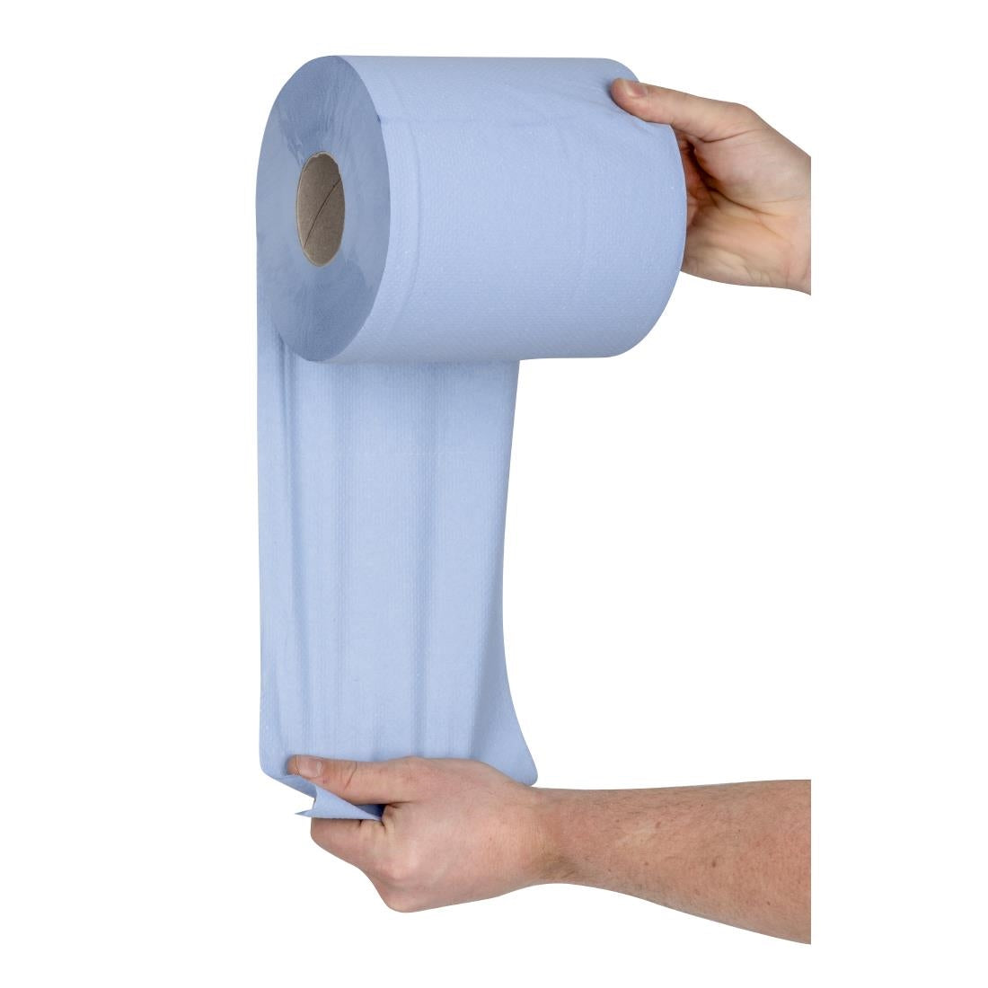 Jantex Centrefeed Blue Roll Paper Towels (6 Pack) (Pack of 6) • PAS-DL921