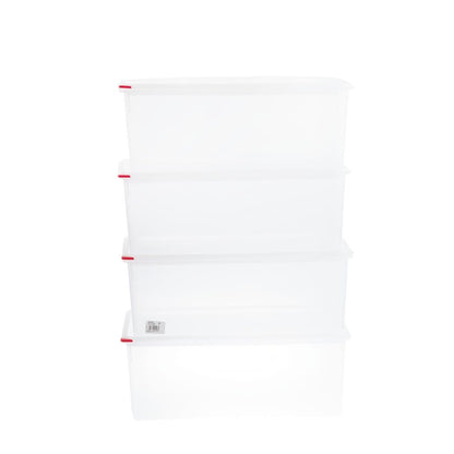 Araven Polypropylene 1/1 Gastronorm Containers With Lids 200mm (4 Pack) (Pack of 4) • PAS-DL984
