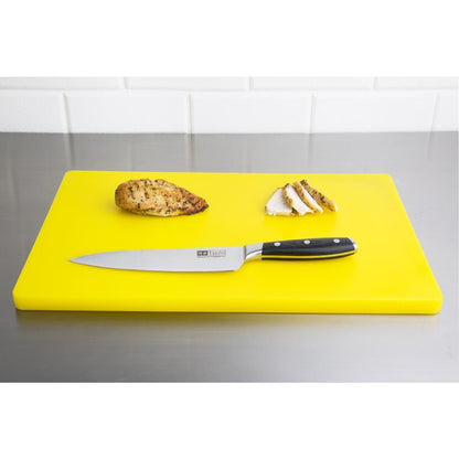 Hygiplas Extra Thick Low Density Chopping Board Yellow - 450x300x20mm • PAS-DM002
