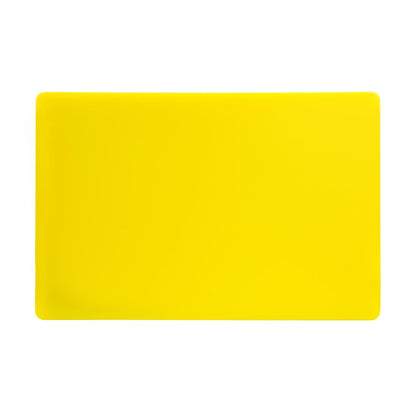Hygiplas Extra Thick Low Density Chopping Board Yellow - 450x300x20mm • PAS-DM002