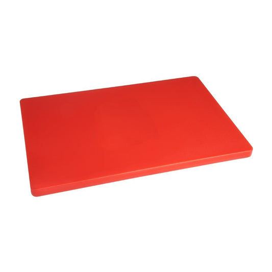 Hygiplas Extra Thick Low Density Chopping Board Red - 600x450x20mm • PAS-HC878