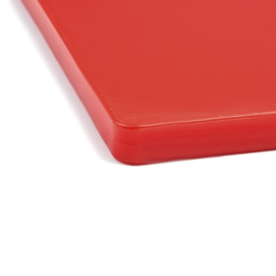 Hygiplas Extra Thick Low Density Chopping Board Red - 450x300x20mm • PAS-DM004