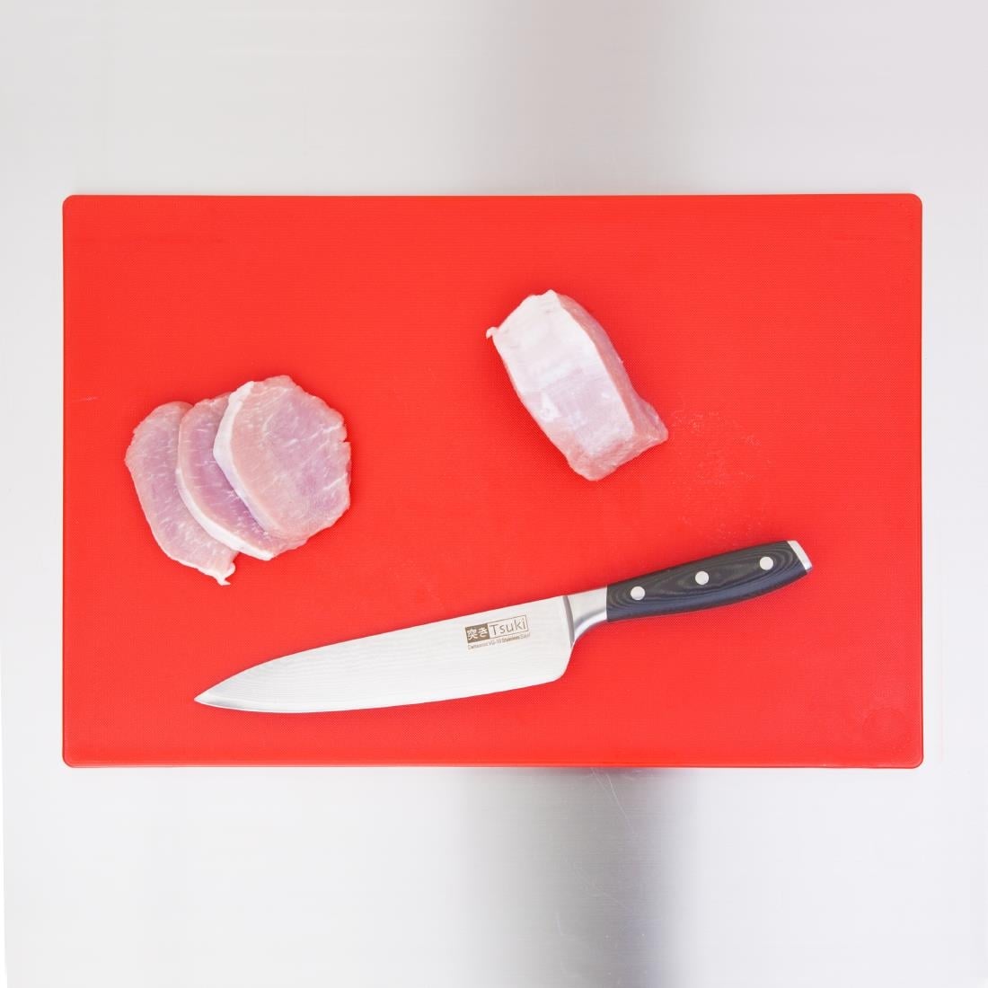 Hygiplas Extra Thick Low Density Red Chopping Board • PAS-P_DM004