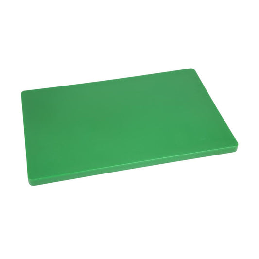 Hygiplas Extra Thick Low Density Chopping Board Green - 450x300x20mm • PAS-DM006